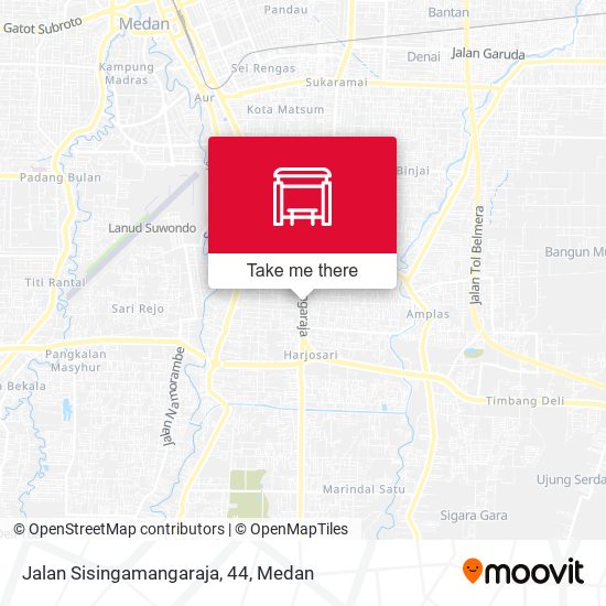 Jalan Sisingamangaraja, 44 map