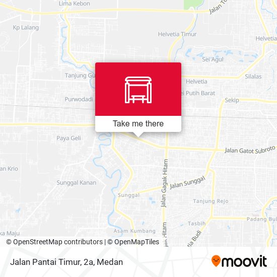 Jalan Pantai Timur, 2a map