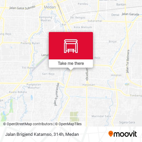 Jalan Brigjend Katamso, 314h map