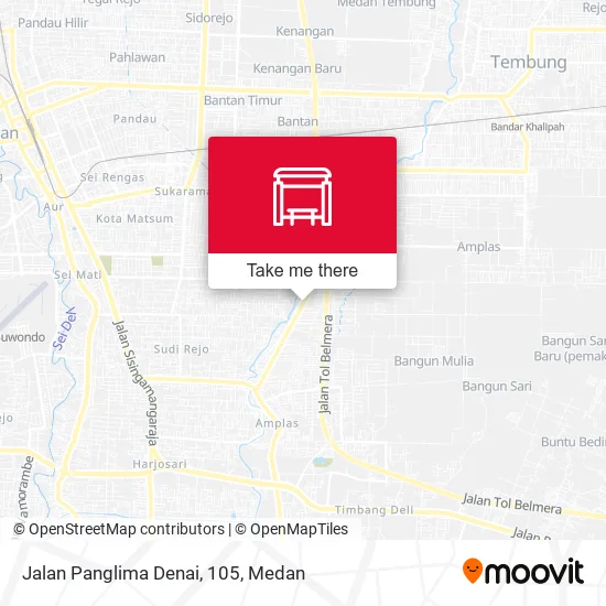 Jalan Panglima Denai, 105 map