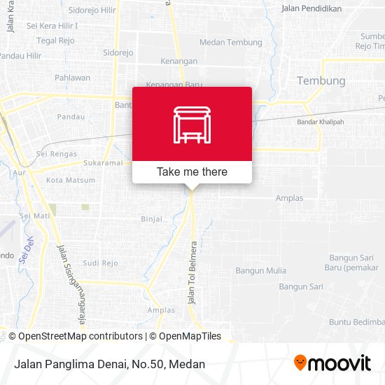 Jalan Panglima Denai, No.50 map