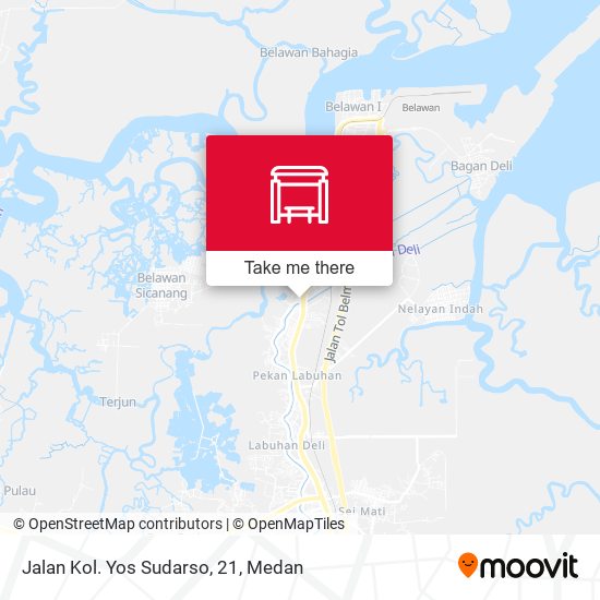 Jalan Kol. Yos Sudarso, 21 map