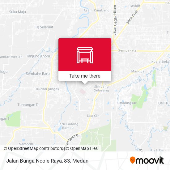 Jalan Bunga Ncole Raya, 83 map