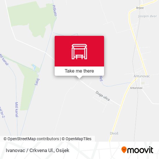 Ivanovac / Crkvena Ul. map