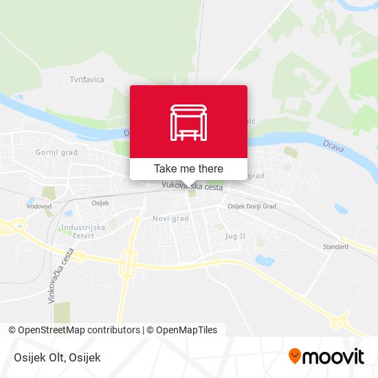 Osijek Olt map