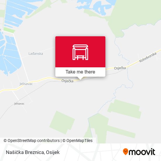 Našička Breznica map