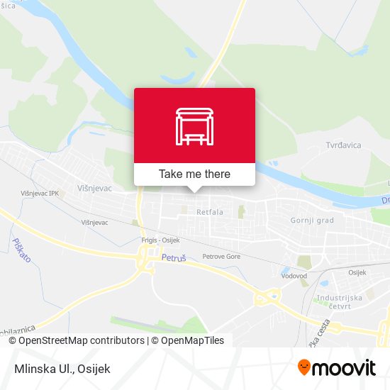 Mlinska Ul. map