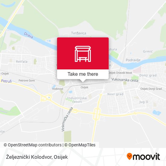 Željeznički Kolodvor map
