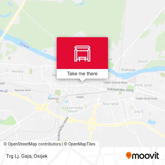 Trg Lj. Gaja map