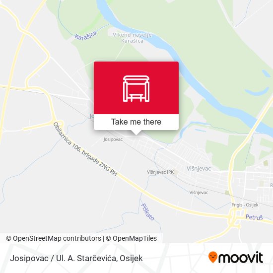 Josipovac / Ul. A. Starčevića map