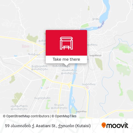 59 ასათიანის ქ. Asatiani St. map