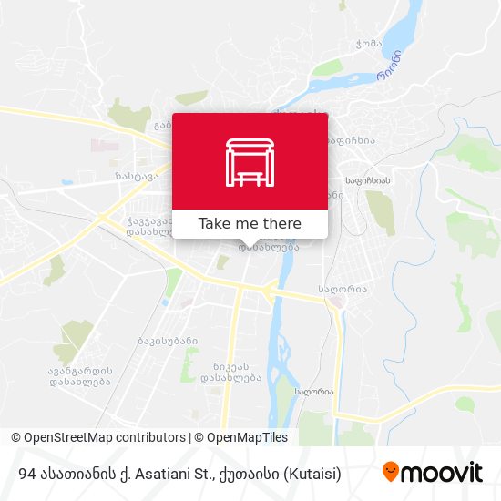 94 ასათიანის ქ. Asatiani St. map