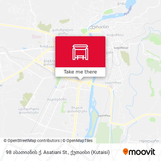 98 ასათიანის ქ. Asatiani St. map