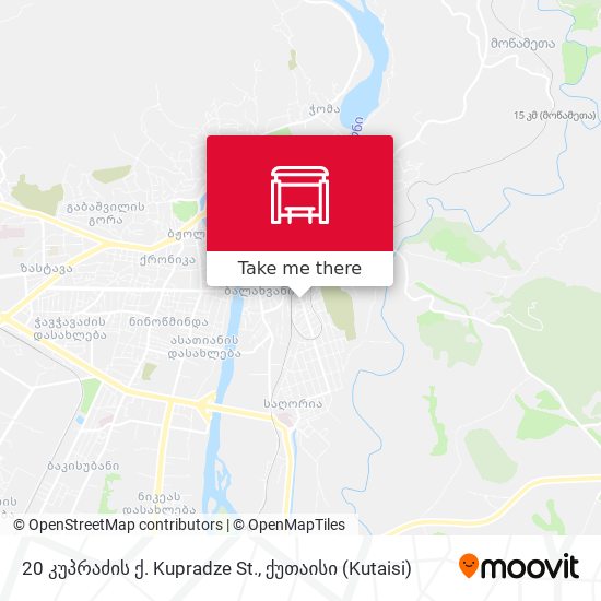 20 კუპრაძის ქ. Kupradze St. map