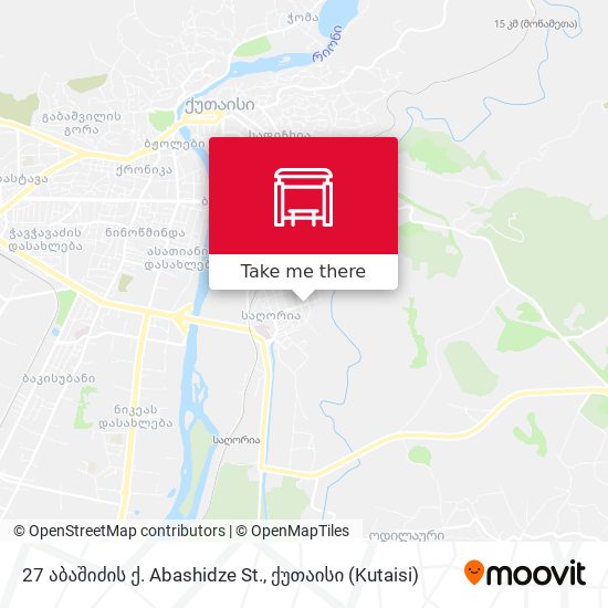 27 აბაშიძის ქ. Abashidze St. map