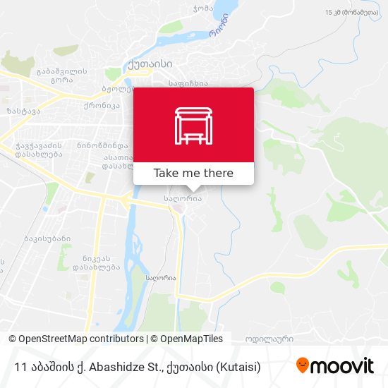 11 აბაშიის ქ. Abashidze St. map
