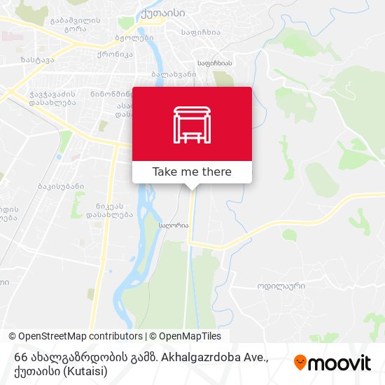 66 ახალგაზრდობის გამზ. Akhalgazrdoba Ave. map
