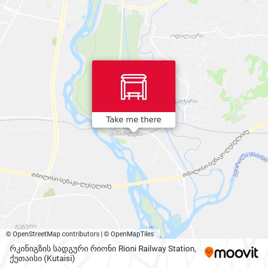 რკინიგზის სადგური რიონი Rioni Railway Station map