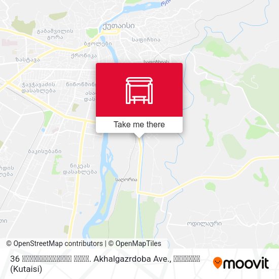 36 ახალგაზრდობის გამზ. Akhalgazrdoba Ave. map