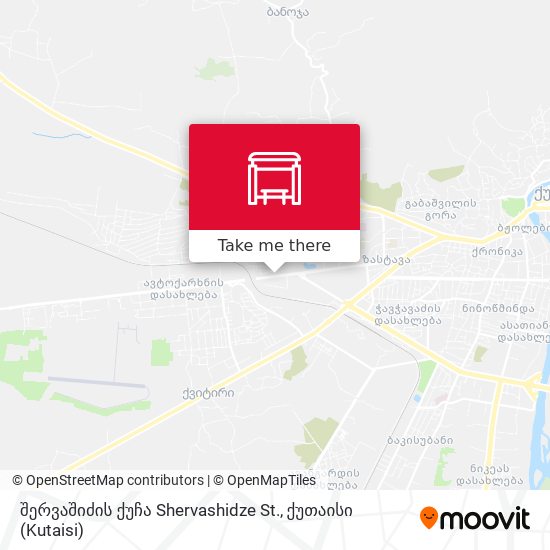 შერვაშიძის ქუჩა Shervashidze St. map