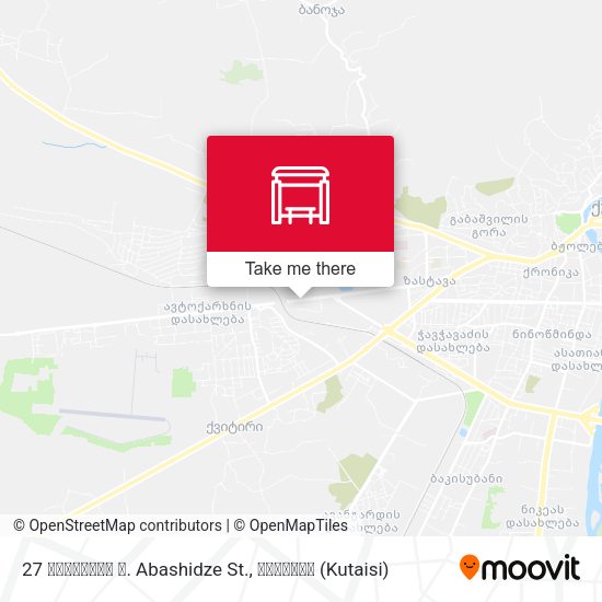 27 აბაშიძის ქ. Abashidze St. map