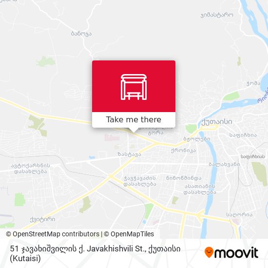 51 ჯავახიშვილის ქ. Javakhishvili St. map