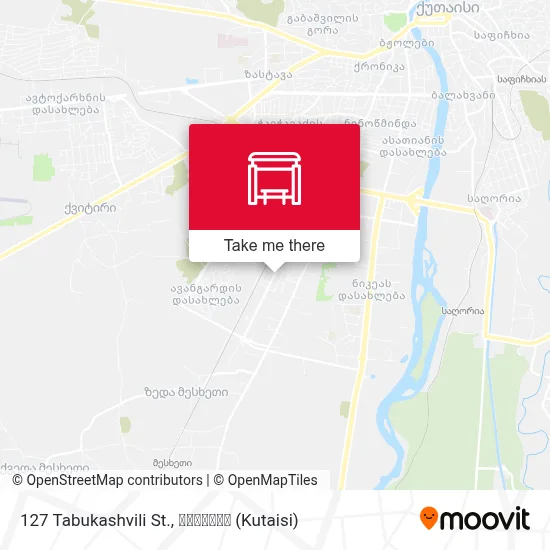 127 Tabukashvili St. map