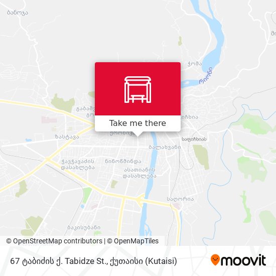 67 ტაბიძის ქ. Tabidze St. map