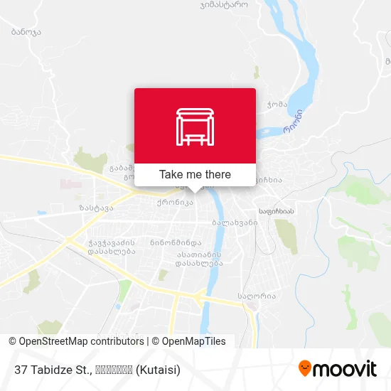 37 ტაბიძის ქ. Tabidze St. map
