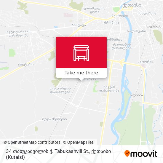 34 თაბუკაშვილის ქ. Tabukashvili St. map