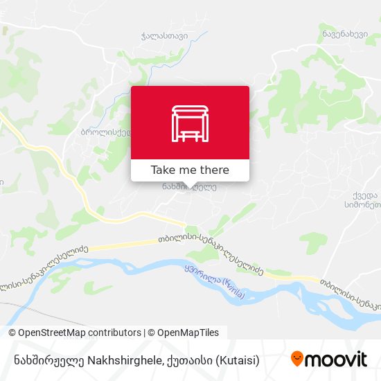 ნახშირჟელე Nakhshirghele map