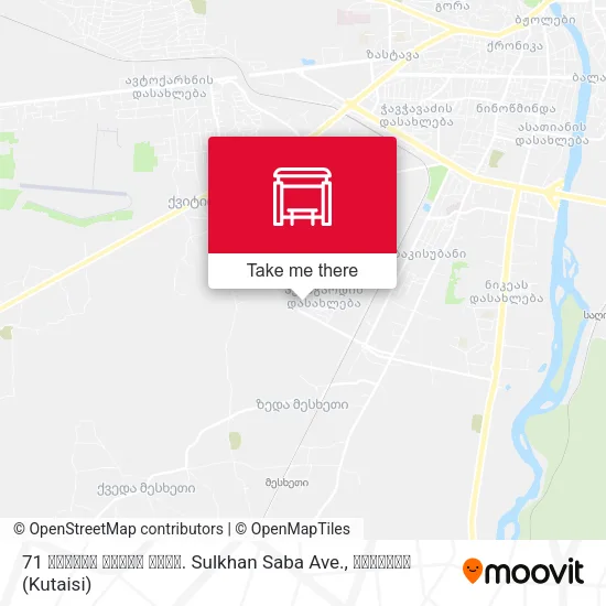 71 სულხან საბას გამზ. Sulkhan Saba Ave. map