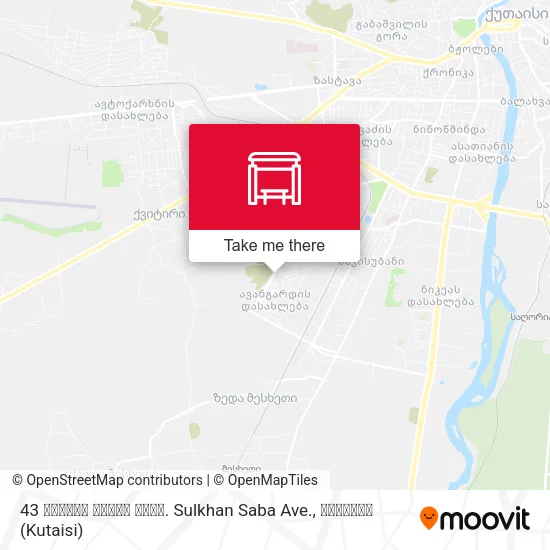 43 სულხან საბას გამზ. Sulkhan Saba Ave. map