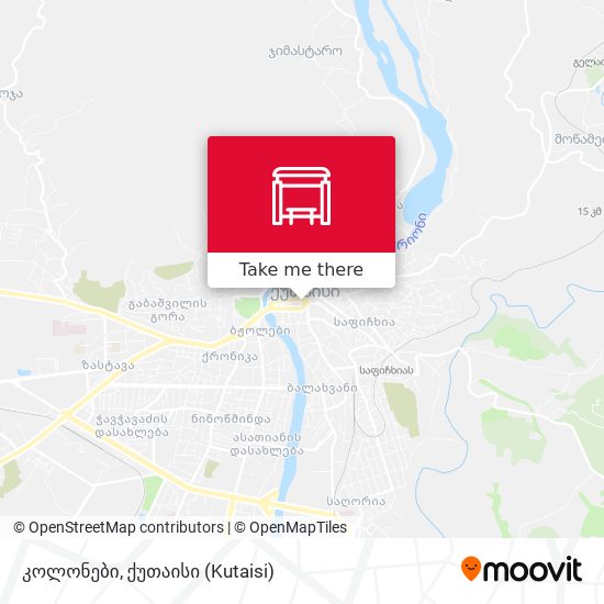 კოლონები map