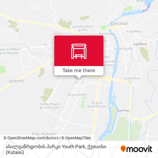 ახალგაზრდობის პარკი Youth Park map