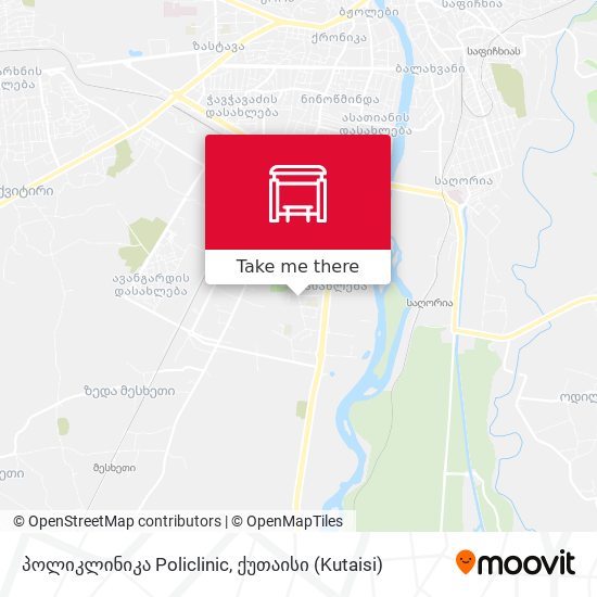 პოლიკლინიკა Policlinic map