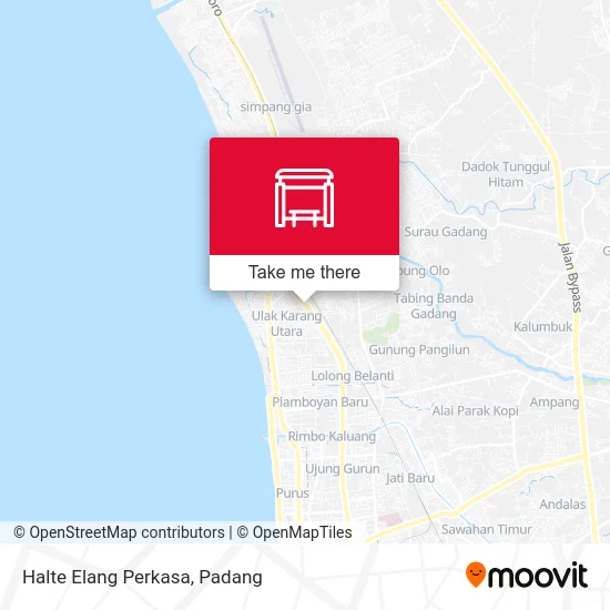 Halte Elang Perkasa map