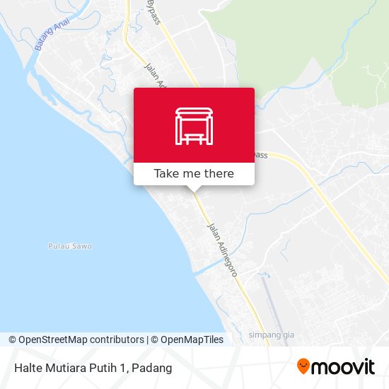 Halte Mutiara Putih 1 map