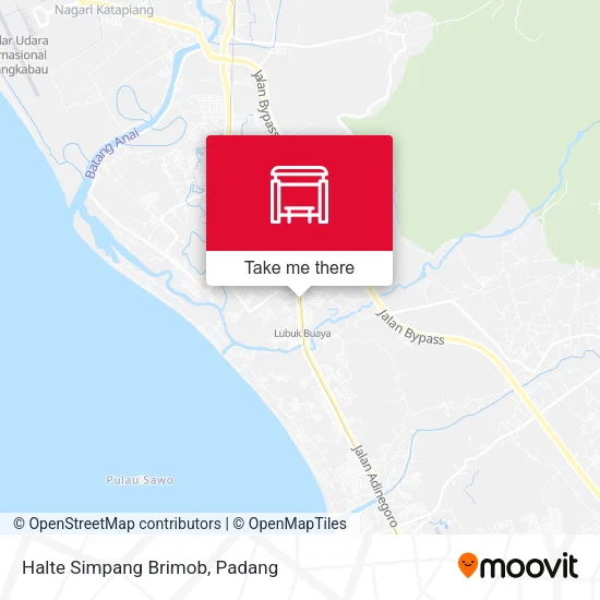 Halte Simpang Brimob map