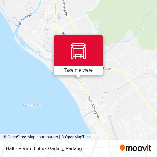 Halte Perum Lubuk Gading map