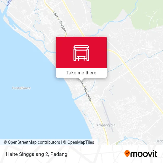 Halte Singgalang 2 map