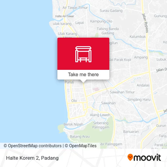 Halte Korem 2 map