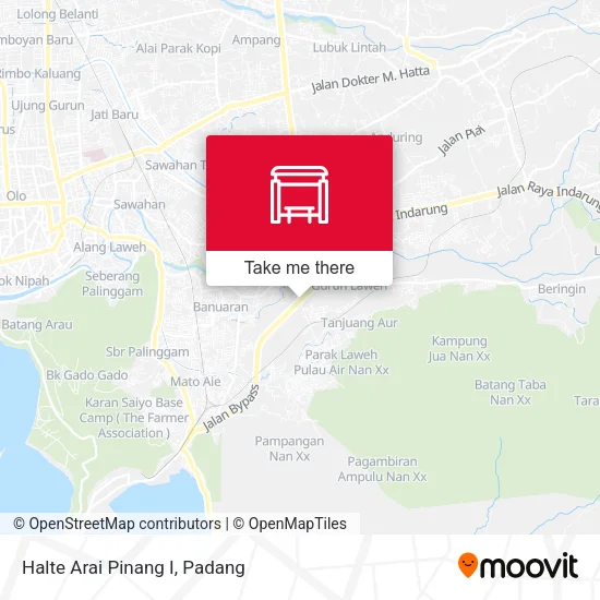 Halte Arai Pinang I map