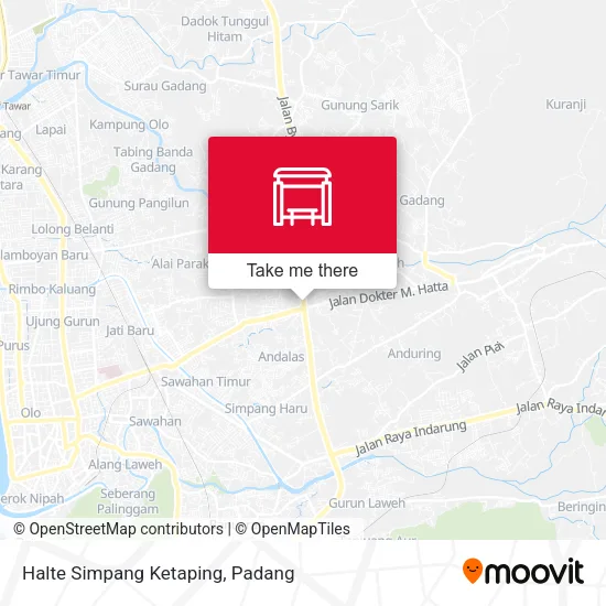 Halte Simpang Ketaping map