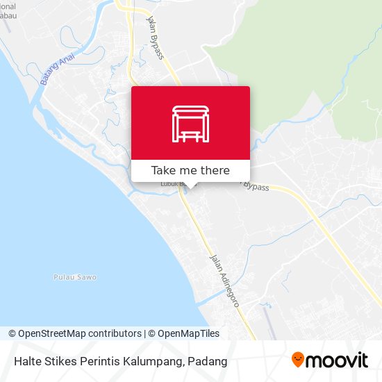 Halte Stikes Perintis Kalumpang map