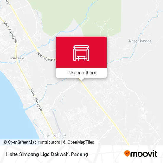 Halte Simpang Liga Dakwah map