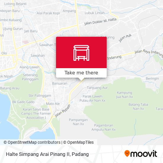 Halte Simpang Arai Pinang II map