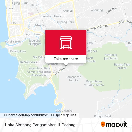 Halte Simpang Pengambiran II map