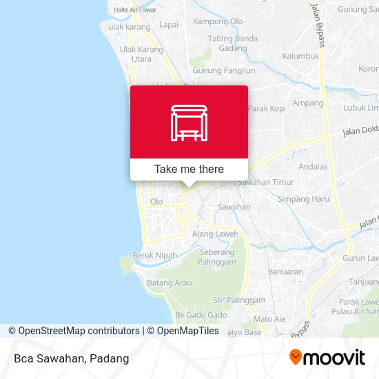 Bca Sawahan map