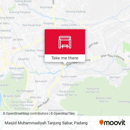 Masjid Muhammadiyah Tanjung Sabar map